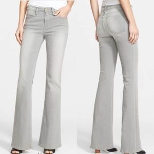 Frame Denim Grey Flare Jeans